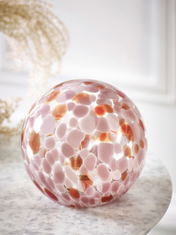 Pink Confetti Sphere Battery Operated Feature Light - Image 2 of 5