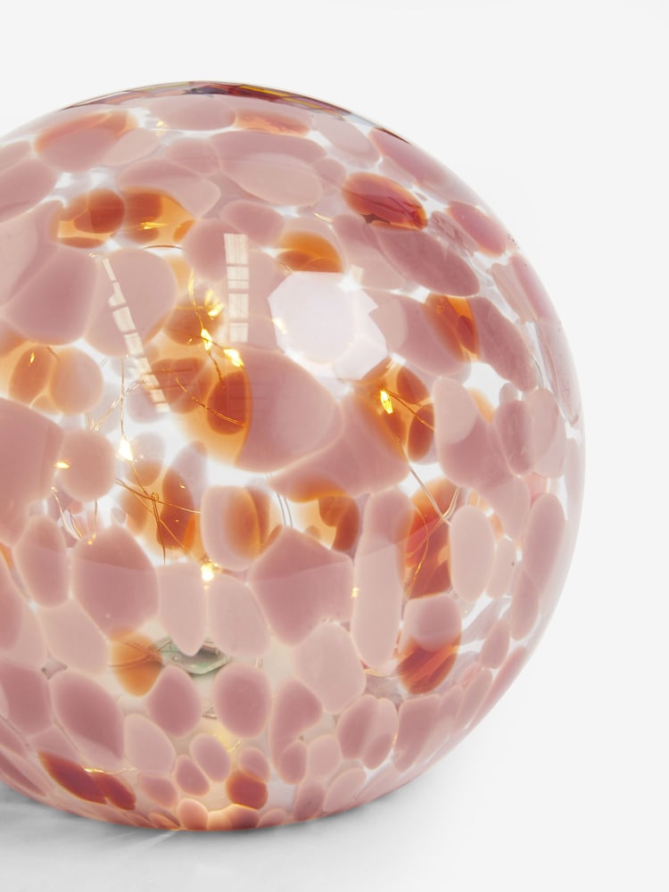 Pink Confetti Sphere Battery Operated Feature Light - Image 5 of 5