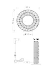 Clear Aria Table Lamp - Image 4 of 7
