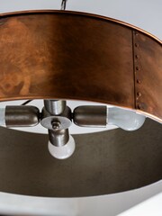 Copper Bamford 4 Light Chandelier Ceiling Light - Image 4 of 6