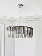Smoke Grey Jolie 5 Light Chandelier - Image 1 of 5