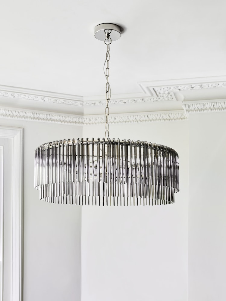 Smoke Grey Jolie 5 Light Chandelier - Image 1 of 5