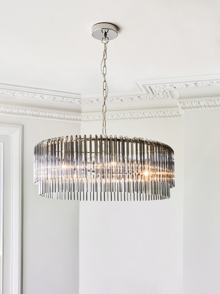 Smoke Grey Jolie 5 Light Chandelier - Image 2 of 5