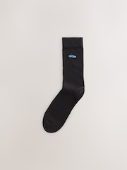 Black Car Embroidered Socks 5 Pack - Image 6 of 9