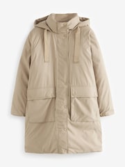 Neutral Longline Padded Coat - Image 6 of 8