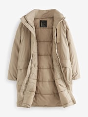 Neutral Longline Padded Coat - Image 7 of 8