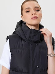 Black Padded Gilet - Image 2 of 6