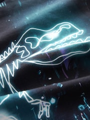 Neon Glowing Dinosaur All-Over Print Short Sleeve T-Shirt (3-16yrs) - Image 3 of 3