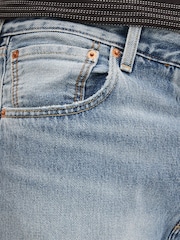 Levi's Mid Blue Levis 501 93 Straight Crop Jeans - Image 5 of 6