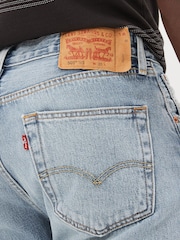 Levi's Mid Blue Levis 501 93 Straight Crop Jeans - Image 6 of 6
