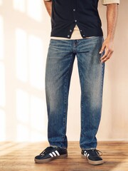 Levi's® Mid Blue Denim 568 Stay Loose Jeans - Image 1 of 9