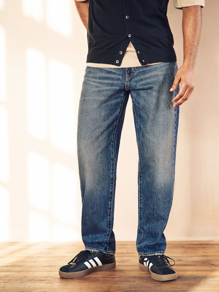 Levi's® Mid Blue Denim 568 Stay Loose Jeans - Image 1 of 9
