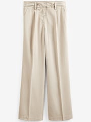 Natural Stripe Tailored Wide Leg Trousers - Image 5 of 6
