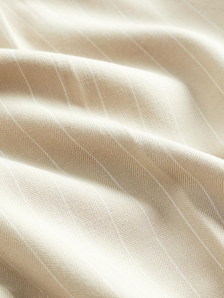 Natural Stripe Tailored Wide Leg Trousers - Image 6 of 6