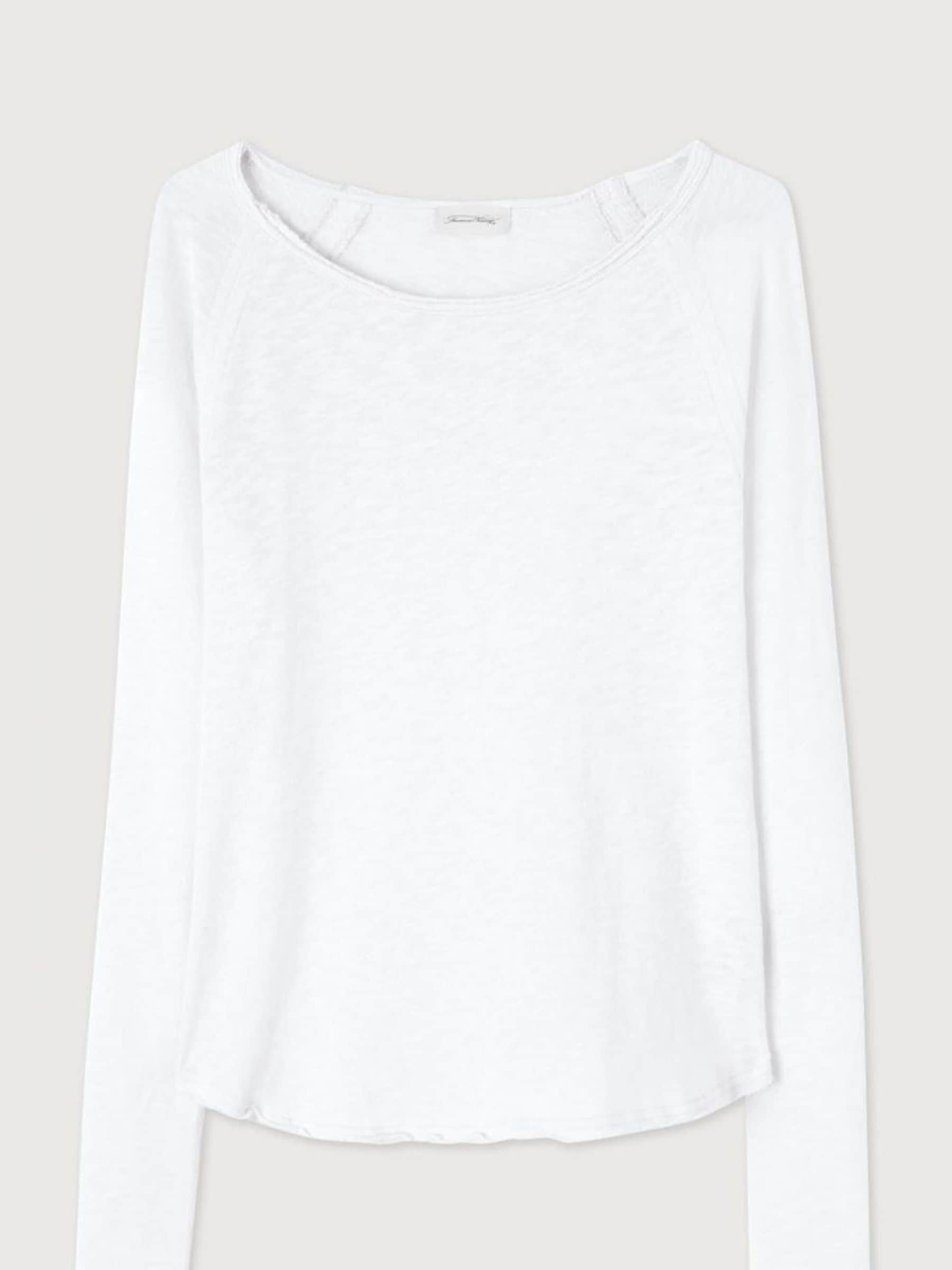 Buy American Vintage 100% Cotton Boat Neck Long Sleeve T