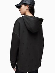 AllSaints Black As Etie Hoodie - Image 2 of 7