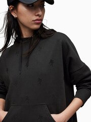 AllSaints Black As Etie Hoodie - Image 6 of 7
