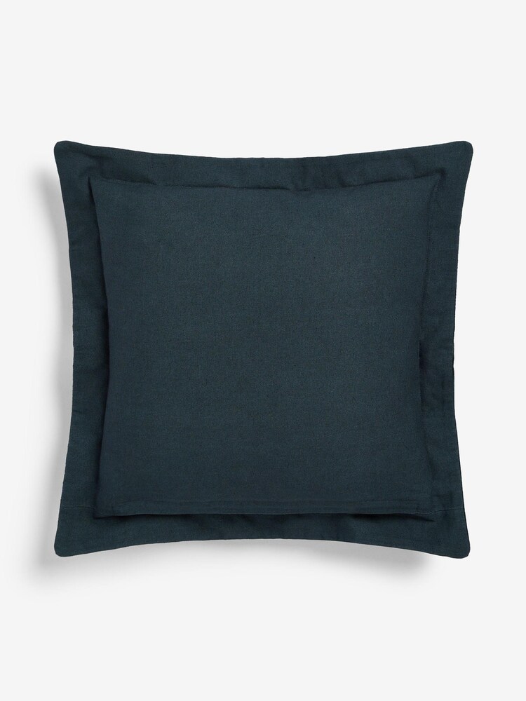 Navy Blue Embellished Christmas Star Cushion - Image 3 of 4