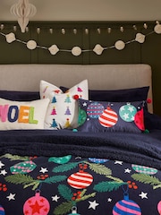 Multi Bright Christmas Tree Cushion - Image 2 of 4