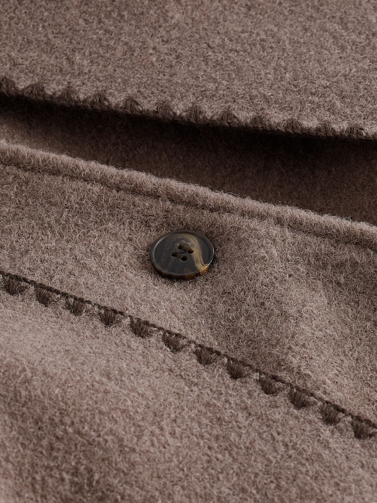 Brown Scarf Coat - Image 7 of 7 Brown Scarf Coat - Image 7 of 7