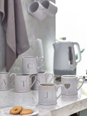 Natural Monogram Tile Pattern Mug - Image 4 of 5