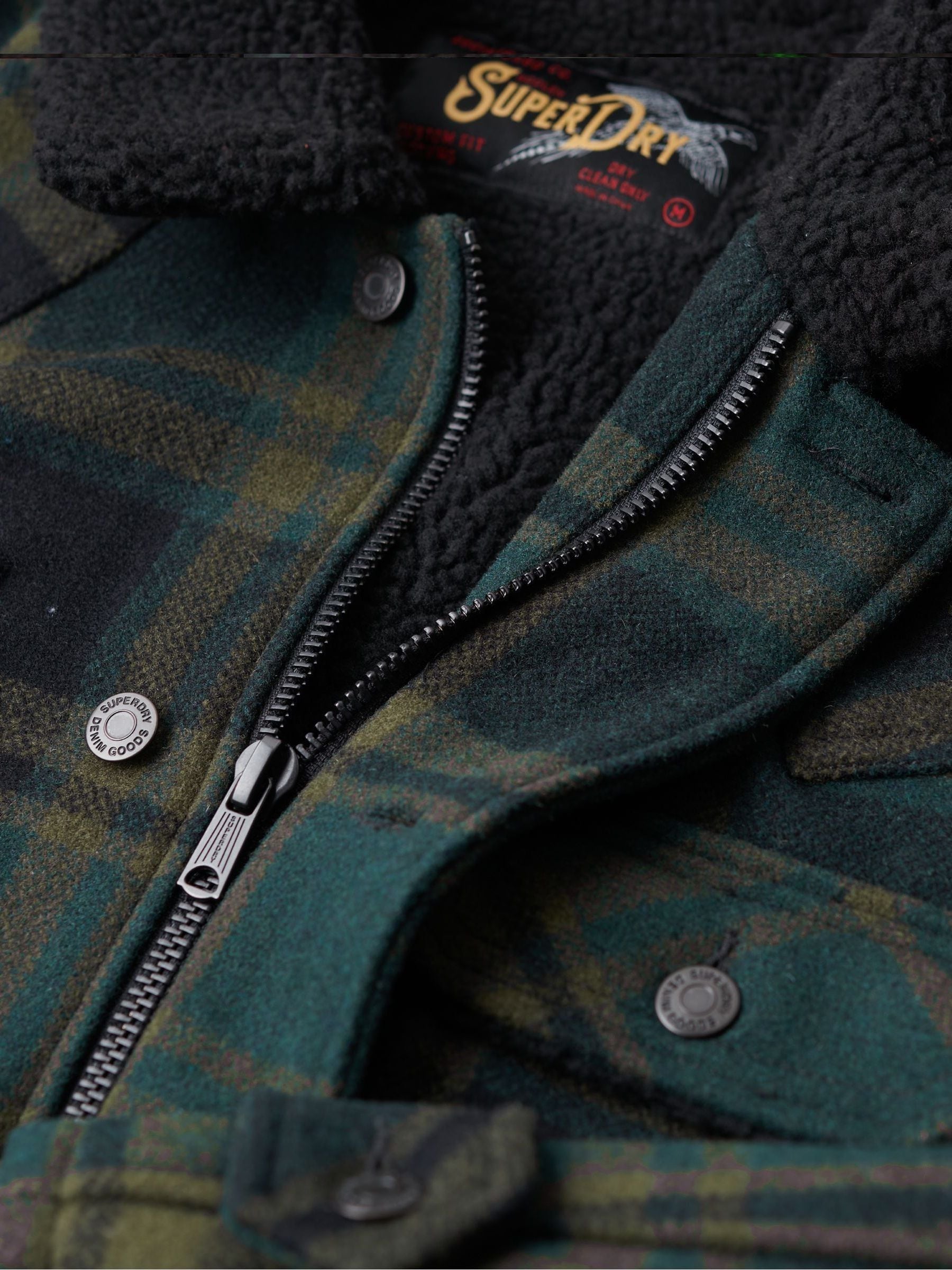 Superdry wool coat mens 2025