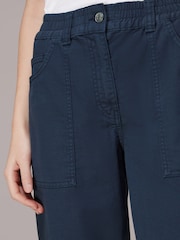 Whistles Blue Tessa Casual Trousers - Image 4 of 5