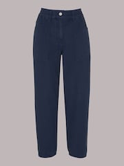 Whistles Blue Tessa Casual Trousers - Image 5 of 5