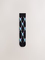 Black Star Wars Pattern Socks 3 Pack - Image 3 of 6