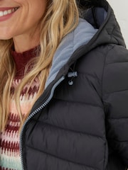 FatFace Black Ruby Lightweight Puffer Jacket - Image 3 of 5