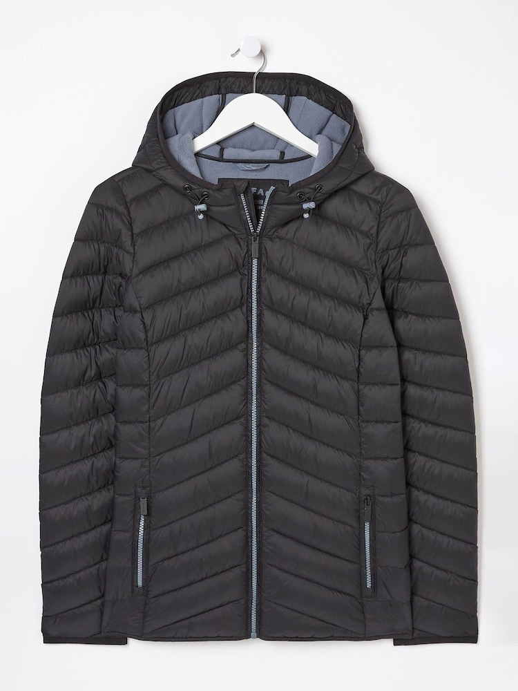 FatFace Black Ruby Lightweight Puffer Jacket - Image 5 of 5
