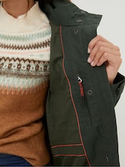 FatFace Green Waterproof Coat - Image 5 of 6