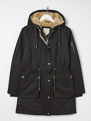 FatFace Black Maya Parka Coat - Image 5 of 5