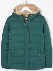 FatFace Green Lara Puffer Coat - Image 5 of 5