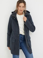 FatFace Blue Cheshire Longline Coat - Image 1 of 5