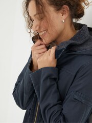 FatFace Blue Cheshire Longline Coat - Image 3 of 5