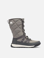 Sorel Grey Whitney Tall Lace-Up Waterproof Boots - Image 1 of 6
