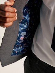 Joules Neutral Regular Fit Textured Suit Waistcoat - Image 7 of 7
