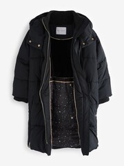 Mint Velvet Black Padded Coat - Image 11 of 14
