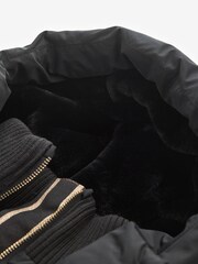 Mint Velvet Black Padded Coat - Image 12 of 14
