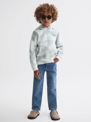 Reiss Sage Melo 4-9 yrs Cotton Tie Dye Hoodie - Image 3 of 7