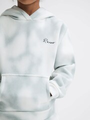 Reiss Sage Melo 4-9 yrs Cotton Tie Dye Hoodie - Image 4 of 7