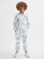 Reiss Sage Melo 4-9 yrs Cotton Tie Dye Hoodie - Image 6 of 7