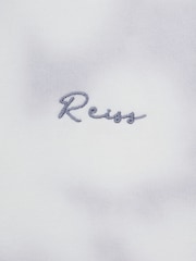 Reiss Blue Melo 4-9 yrs Cotton Tie Dye Hoodie - Image 6 of 6