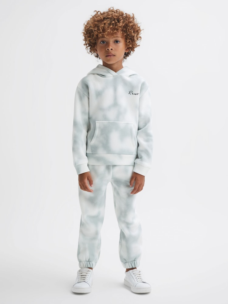 Reiss Sage Cassius 4-9 yrs Cotton Tie Dye Joggers - Image 1 of 6