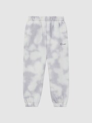Reiss Blue Cassius 4-9 yrs Cotton Tie Dye Joggers - Image 2 of 6