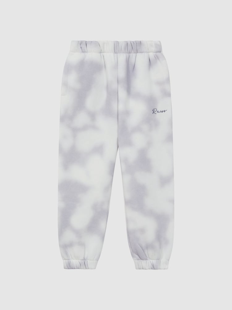 Reiss Blue Cassius 4-9 yrs Cotton Tie Dye Joggers - Image 2 of 6