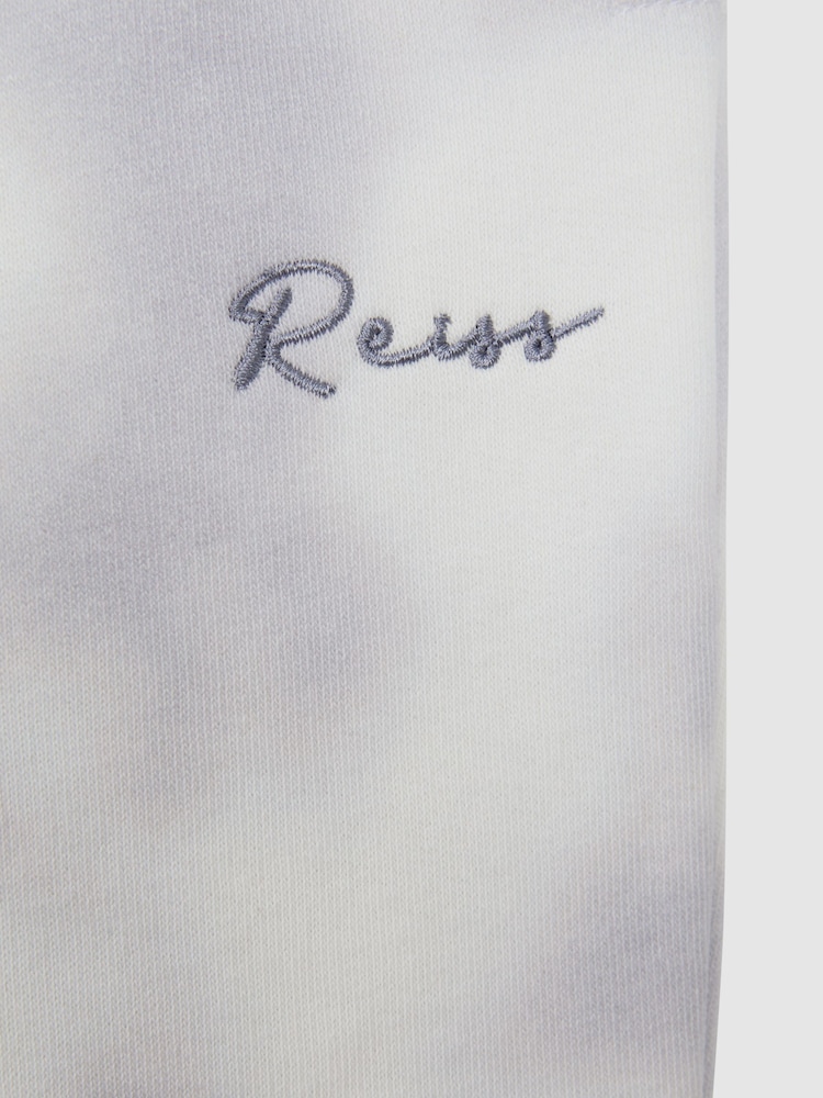 Reiss Blue Cassius 4-9 yrs Cotton Tie Dye Joggers - Image 6 of 6