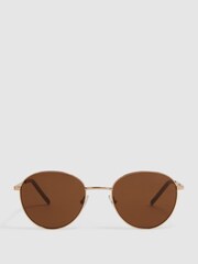 Paige Round Metal Frame Sunglasses - Image 1 of 5