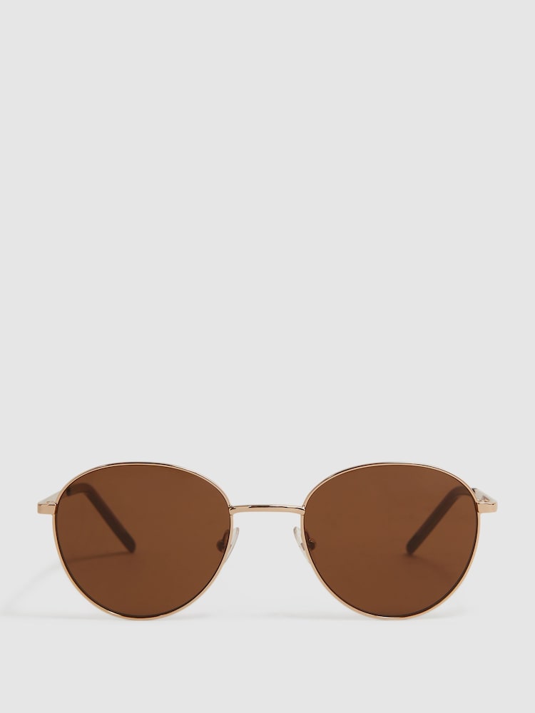 Paige Round Metal Frame Sunglasses - Image 1 of 5